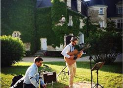 Cocktail  Vin d' honneur Jardin Chateau de La Côte