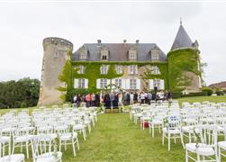 Cérémonie Mariage Brantome Dordogne Château de La Côte