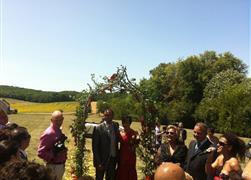 Cérémonie Mariage Brantome Dordogne Château de La Côte