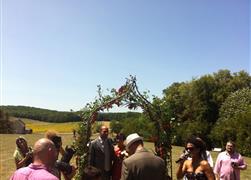 Cérémonie Mariage Brantome Dordogne Château de La Côte